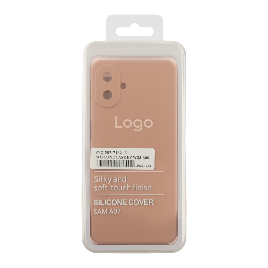 Чохол Liquid Silicone для Samsung A075 Galaxy A07, Sand Pink - 3