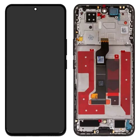 Дисплейний модуль для Huawei Honor 200, з рамкою, Original PRC, Black - 1