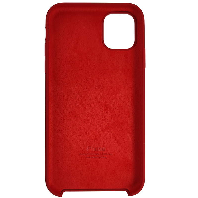 Чохол Copy Silicone Case iPhone 11 China Red (33) - 3