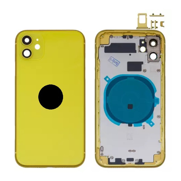 Корпус для iPhone 11, High Copy, Yellow - 1