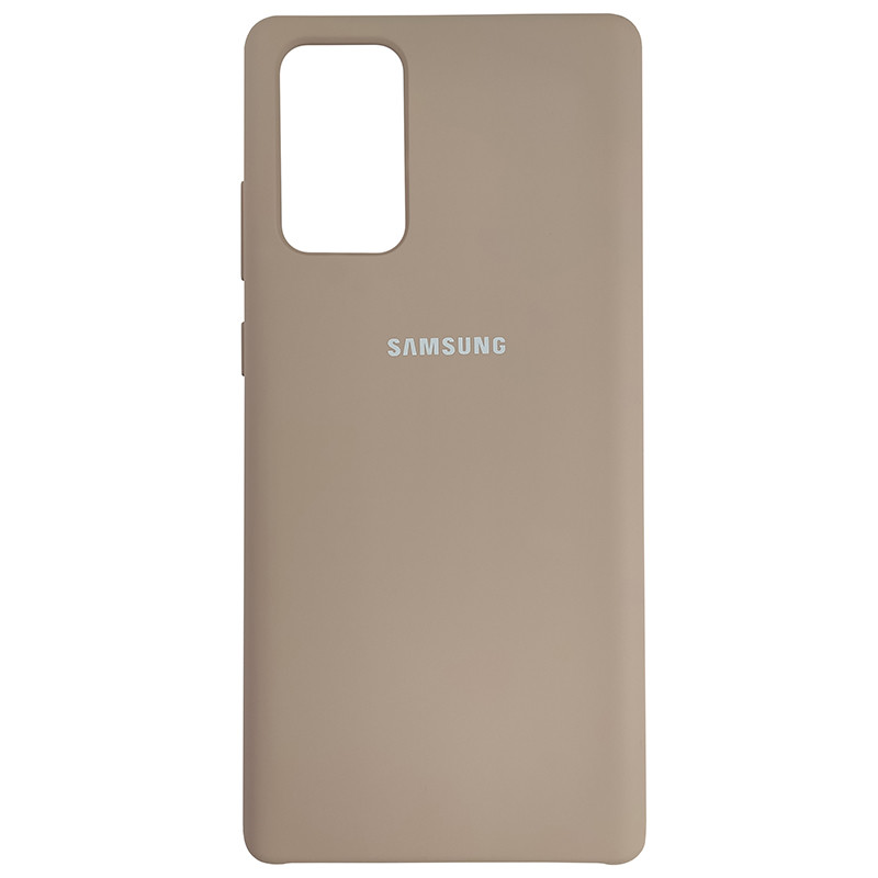 Чохол Silicone Case for Samsung Note 20 Sand Pink (19) - 1