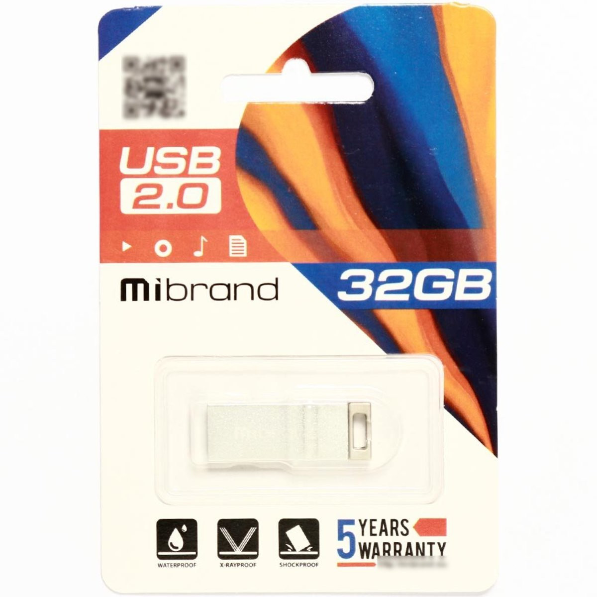 Флешка Mibrand USB 2.0 Chameleon 32Gb Silver - 3