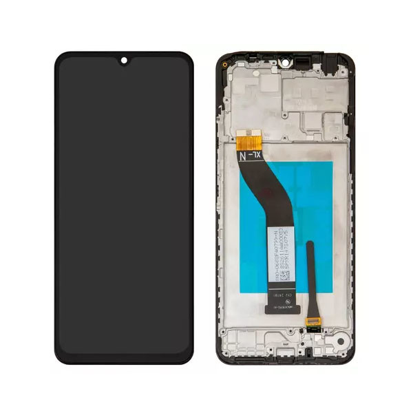 Дисплейний модуль для Xiaomi Poco C75, Redmi 14C 4G, Redmi A4, з рамкою, High Copy, Black - 1