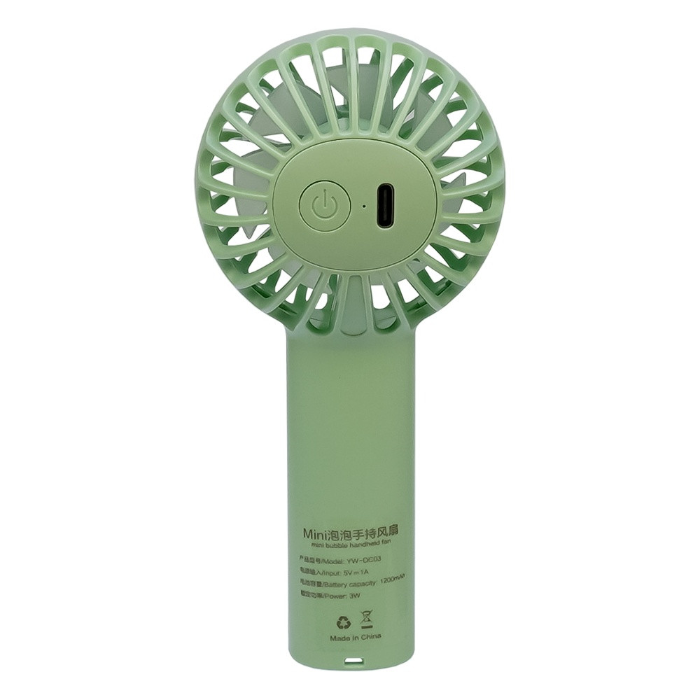 Ручний безпровідний вентилятор GXQC DC03, Green - 9