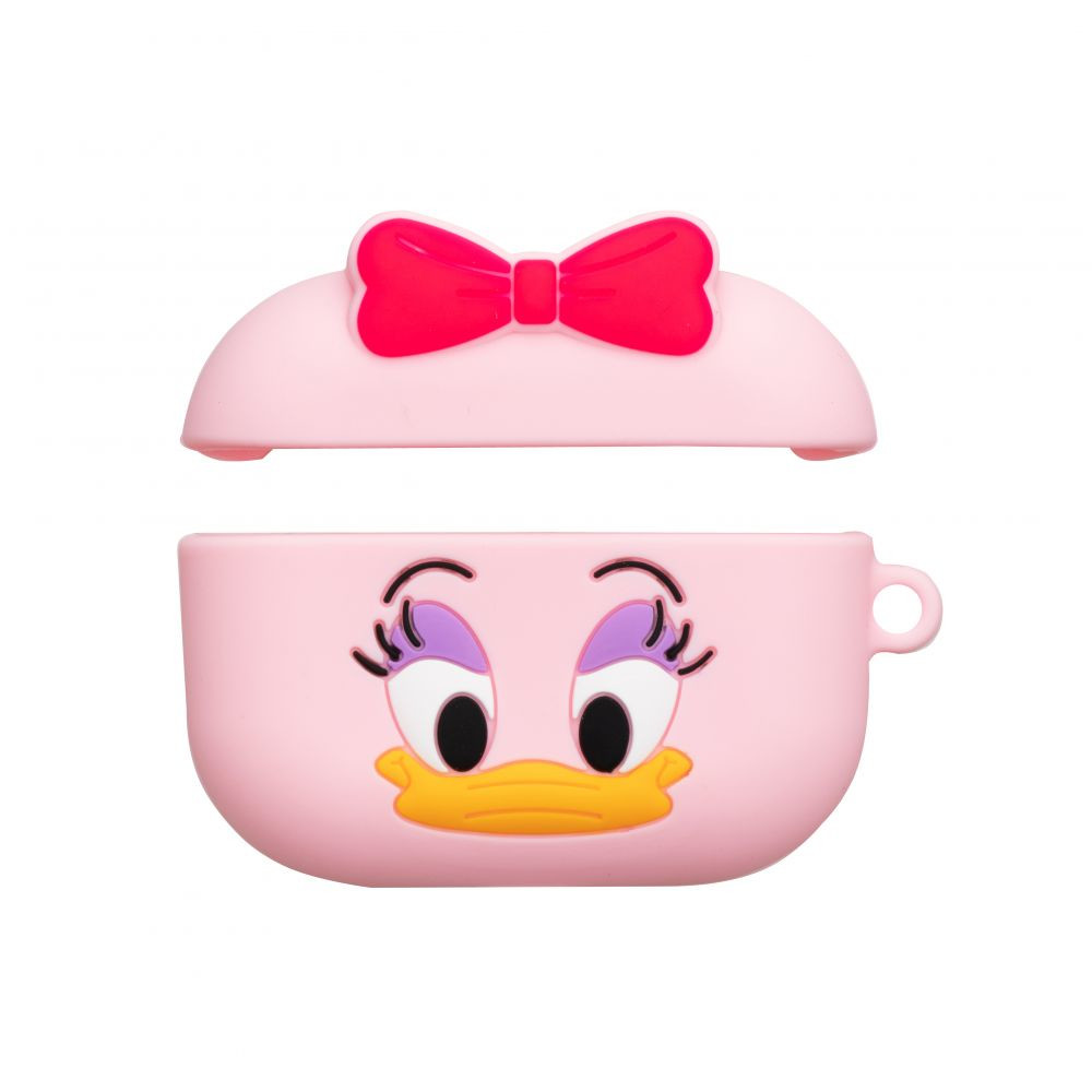 Silicone Case for AirPods Pro Cartoon Duck Pink - 1