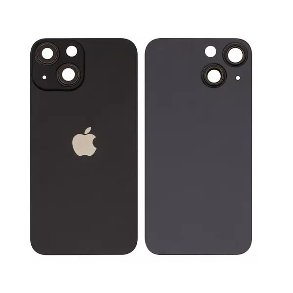 Задня кришка для iPhone 13 mini, із склом камери, Small Hole, Black - 1