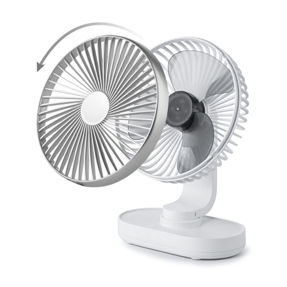 Настільний безпровідний вентилятор GXQC D77, Silver - 10