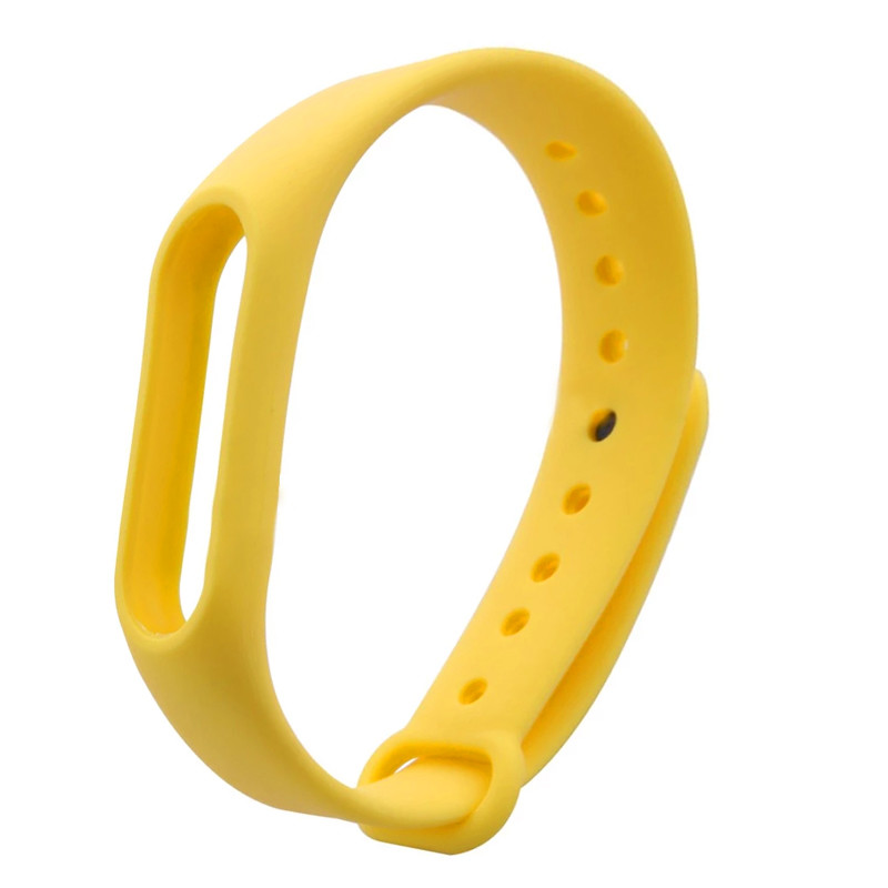 Ремінець для фітнес браслету Mi Band 2 (Silicon) Yellow - 1