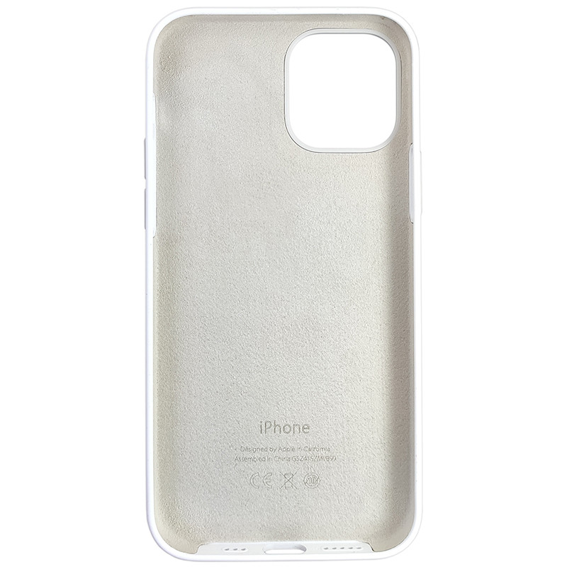 Чохол HQ Silicone Case iPhone 12/12 Pro White (без MagSafe) - 4