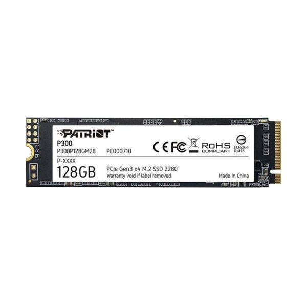 SSD-накопичувач M.2 Patriot P300, 256 GB, NVMe 2280 PCIe 3.0 3D TLC - 1