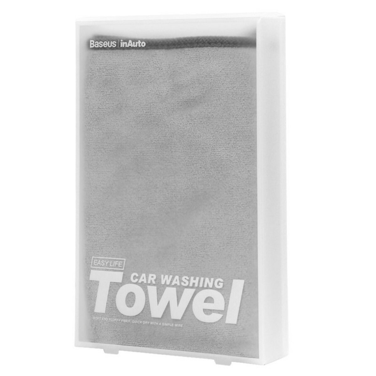 Мікрофібра Baseus Easy life car washing towel (40*40 сm) Two pack Grey - 11