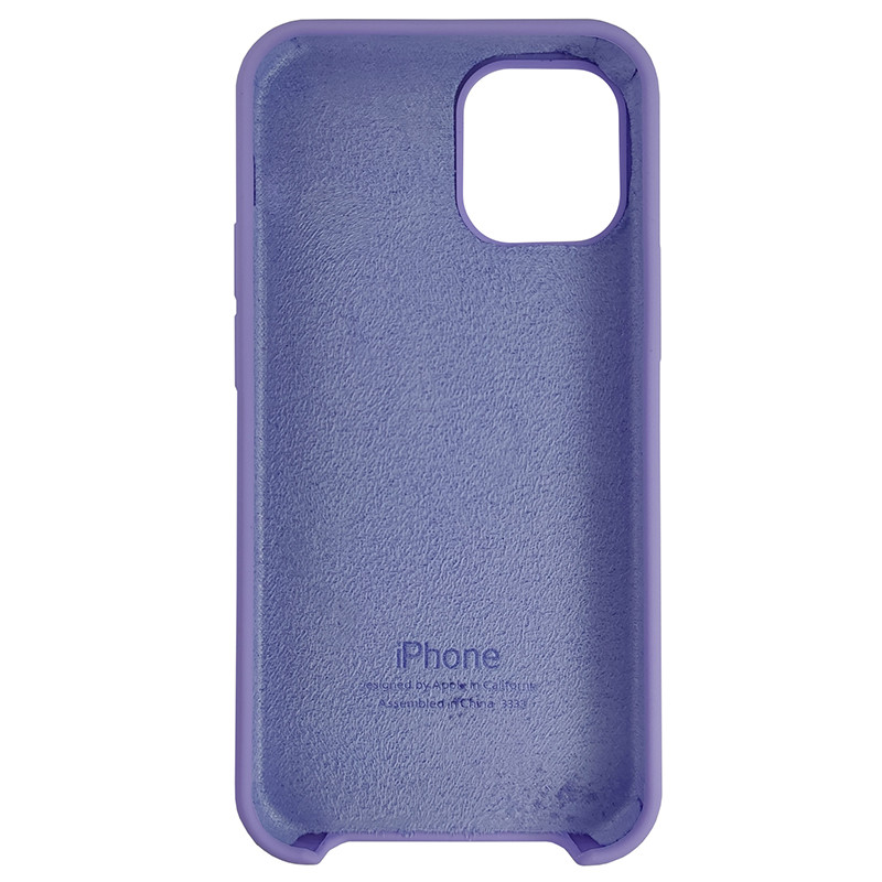 Чохол Copy Silicone Case iPhone 12 Mini Light Violet (41) - 3