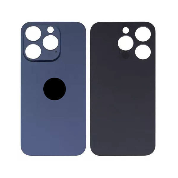 Задня кришка для iPhone 15 Pro, High Copy, Big Hole, Blue - 1