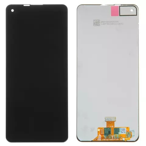 Дисплейний модуль для Samsung A217 Galaxy A21s, High Copy, Black - 1