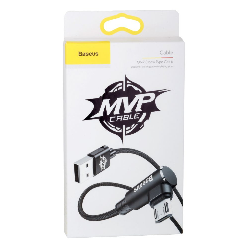 Кабель Baseus USB to Micro 2A CAMMVP-A Black - 1