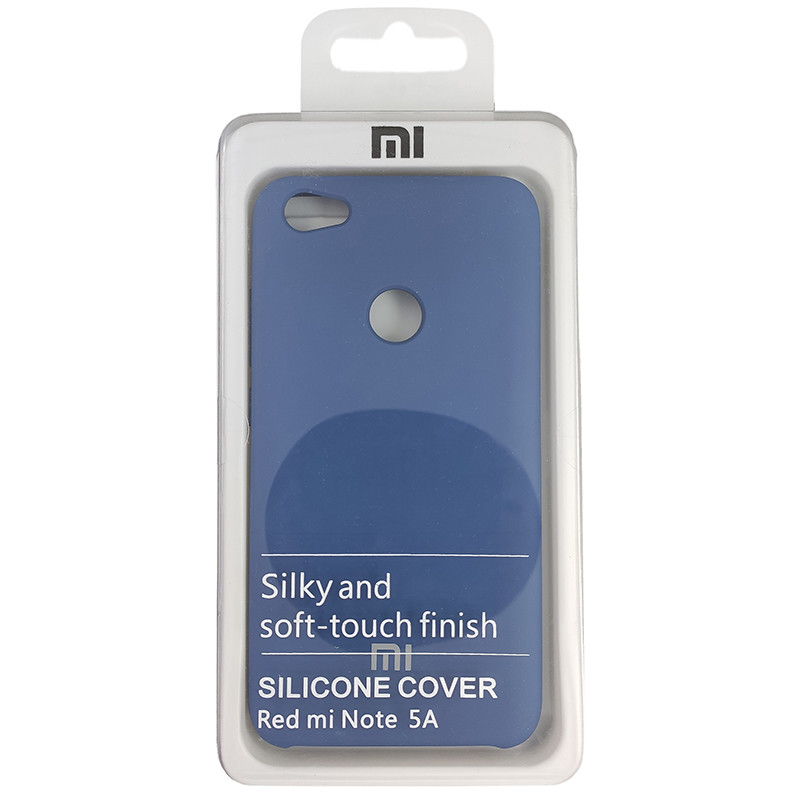 Чохол Silicone Case for Xiaomi Redmi Note 5A Cobalt Blue (40) - 4