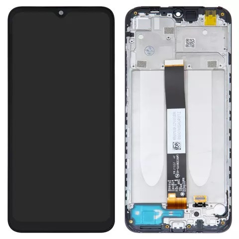 Дисплейний модуль для Xiaomi Redmi 9A, Redmi 9C, з рамкою, Сopy, In-Cell, Black - 1