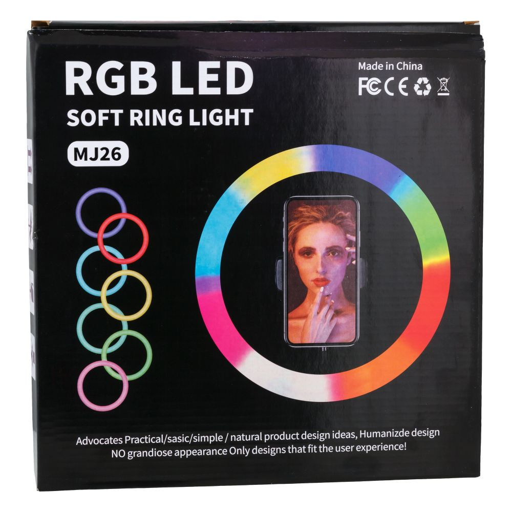 Лампа RGB MJ26 (remote) 26cm тех. пак. Колір Чорний - 3