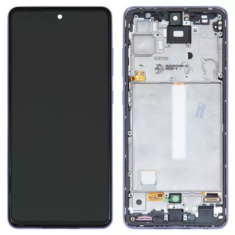 Дисплейний модуль для Samsung A525 Galaxy A52, з рамкою, Original Ref., Purpule - 1