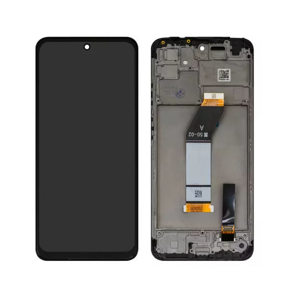Дисплейний модуль для Xiaomi Redmi 10 (2021), з рамкою, High Copy, Black - 1