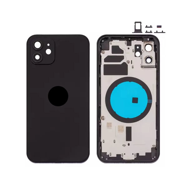 Корпус для iPhone 12, High Copy, Black - 1