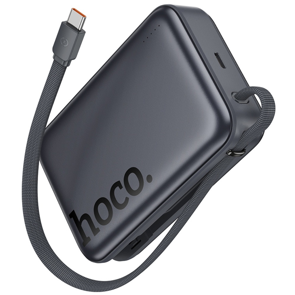 Універсальна мобільна батарея Hoco Q44A, 20000mAh, PD 22,5W, Super Fast Charge, Gray - 1