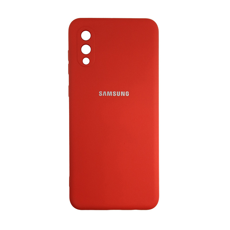 Чохол Silicone Case for Samsung A02 Red (14) - 1