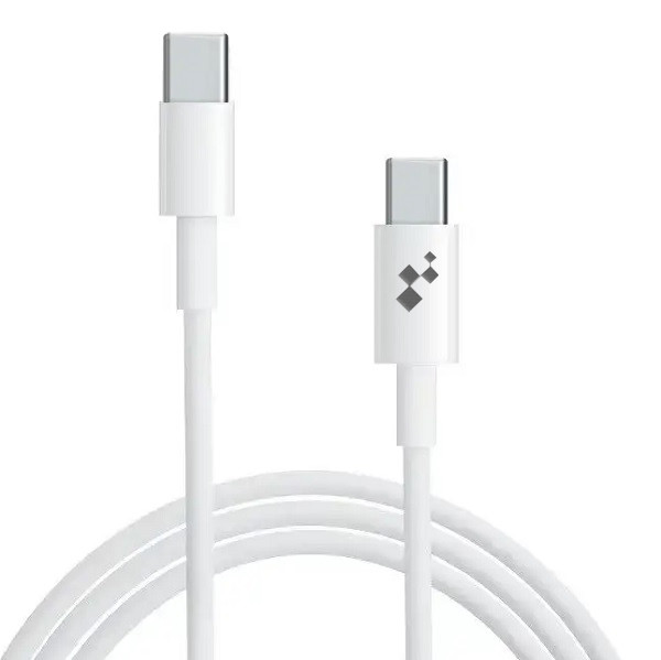 Мережевий Зарядний Пристрій iEnergy HC-28, Cable Type-C to Type-C, PD+Q.C 3.0, 30W Max, White - 2