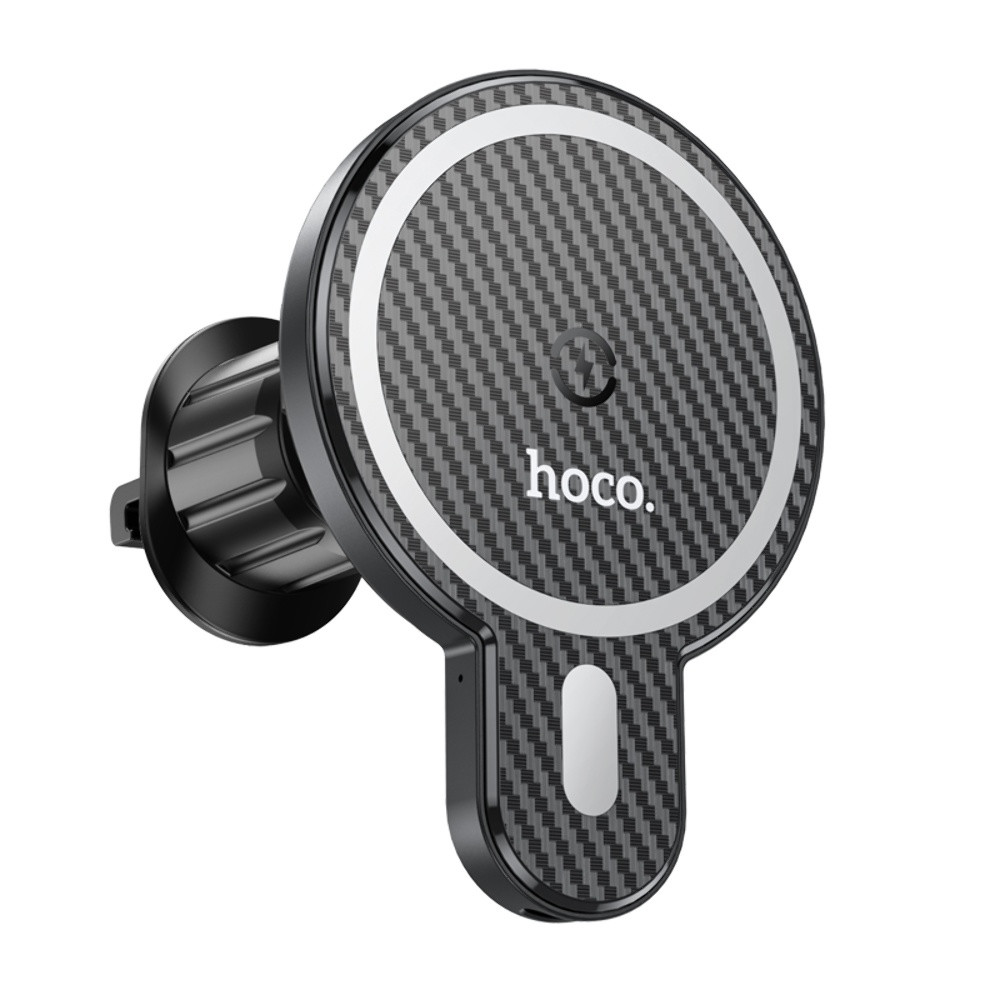 Автотримач Hoco CA85, Wireless Charging with MagSafe, 15W Black - 1