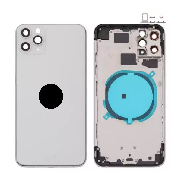 Корпус для iPhone 11 Pro, High Copy, Matte Silver - 1