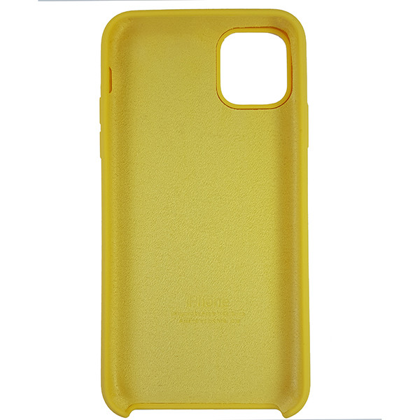 Чохол Copy Silicone Case iPhone 11 Pro Max Yellow (4) - 4
