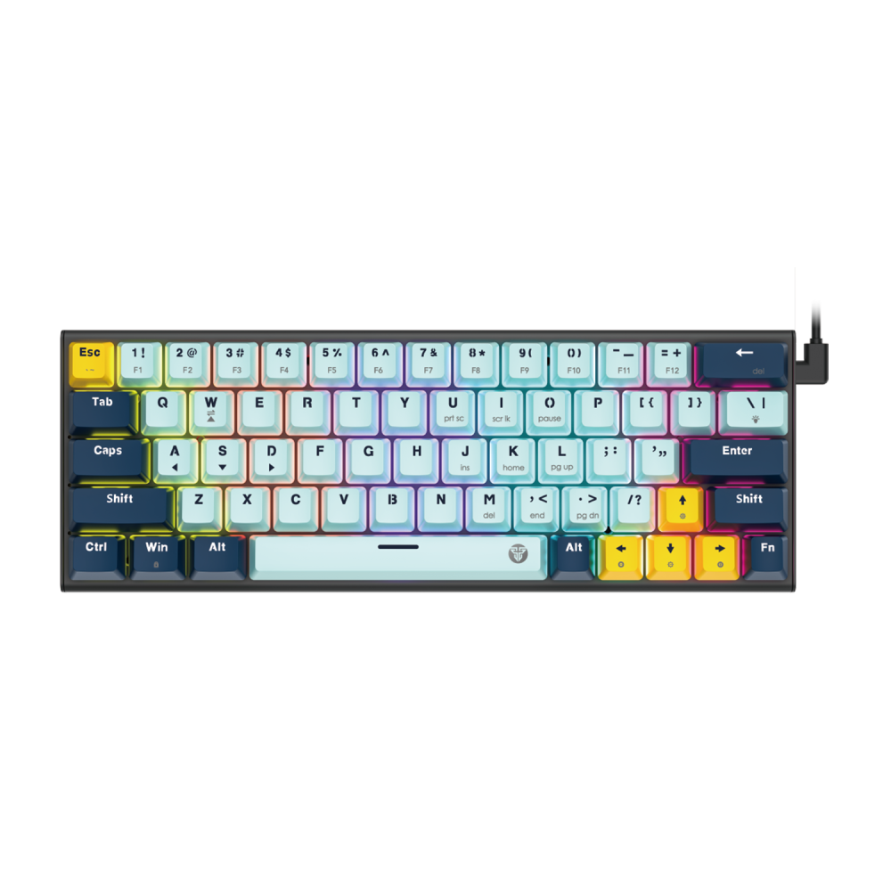 Провідна клавіатура Fantech ATOM63 MK874V2 Red Switch, Navy - 5