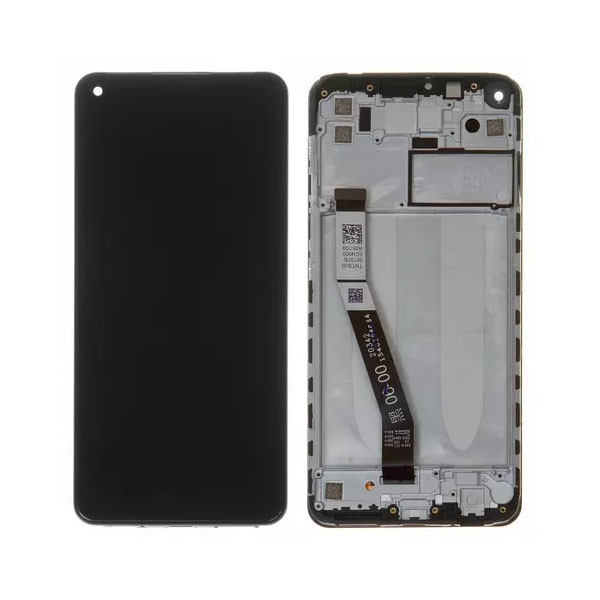 Дисплейний модуль для Xiaomi Redmi 10X 4G, Redmi Note 9, з рамкою, Original PRC, Black - 1