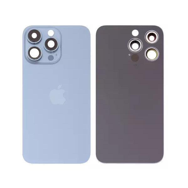 Задня кришка для iPhone 13 Pro, із склом камери, Small Hole, Sierra Blue - 1