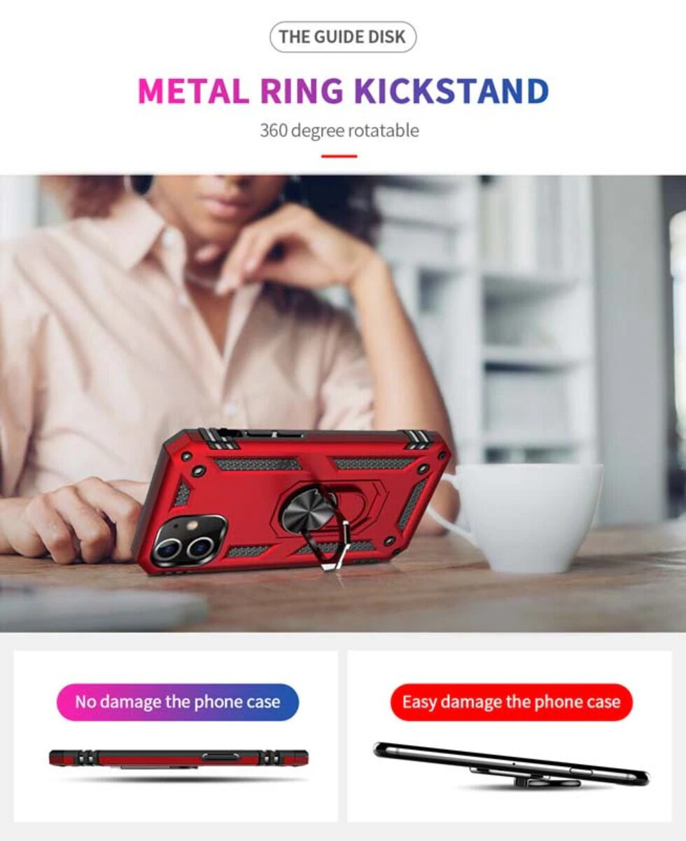 Чохол Cosmic Robot Ring for Apple iPhone 11 Red - 3