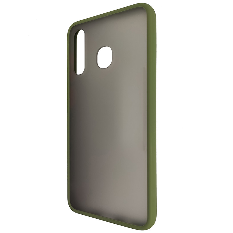 Чохол Totu Copy Gingle Series for Samsung A20S Dark Green+Orange - 2