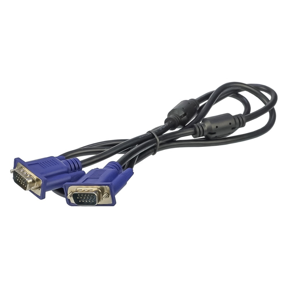 Мультимедійний кабель VGA-VGA 1.5m, Black - 1
