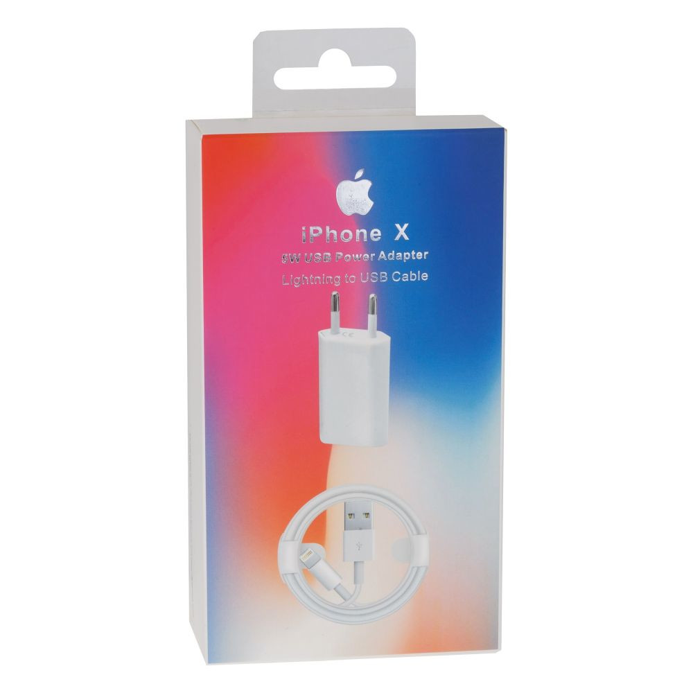 Мережевий Зарядний Пристрій Apple 1400 5W Lightning White - 2