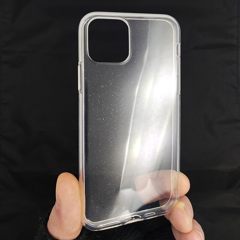 Чохол Molan Cano Silicone Glitter Clear Case iPhone 12 mini - 3