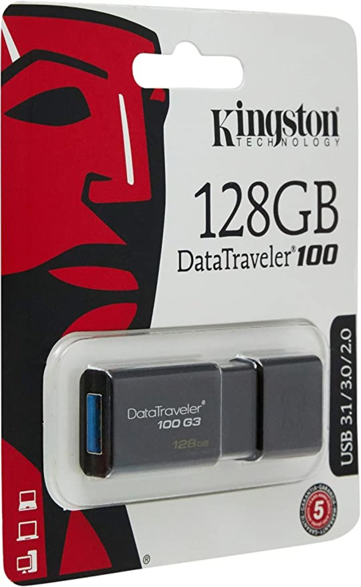 Flash Kingston USB 3.0 DT 100 G3 128GB - 2
