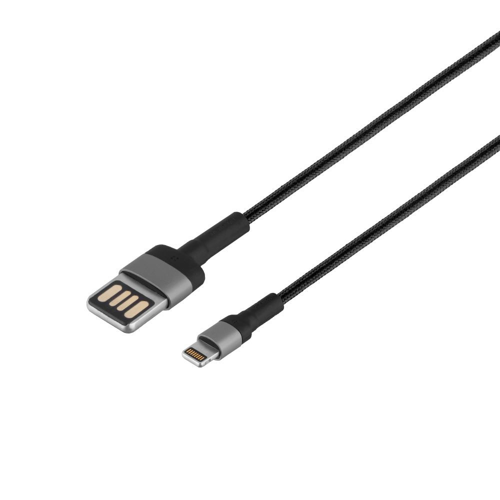Кабель Baseus Cafule Cable (special edition), Lightning 1m, 2.4A, Gray-Black - 1