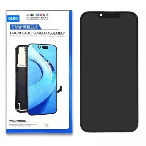 Дисплейний модуль для iPhone 13 Pro, без помилки, OLED, JCID Diagnosable, Black - 1