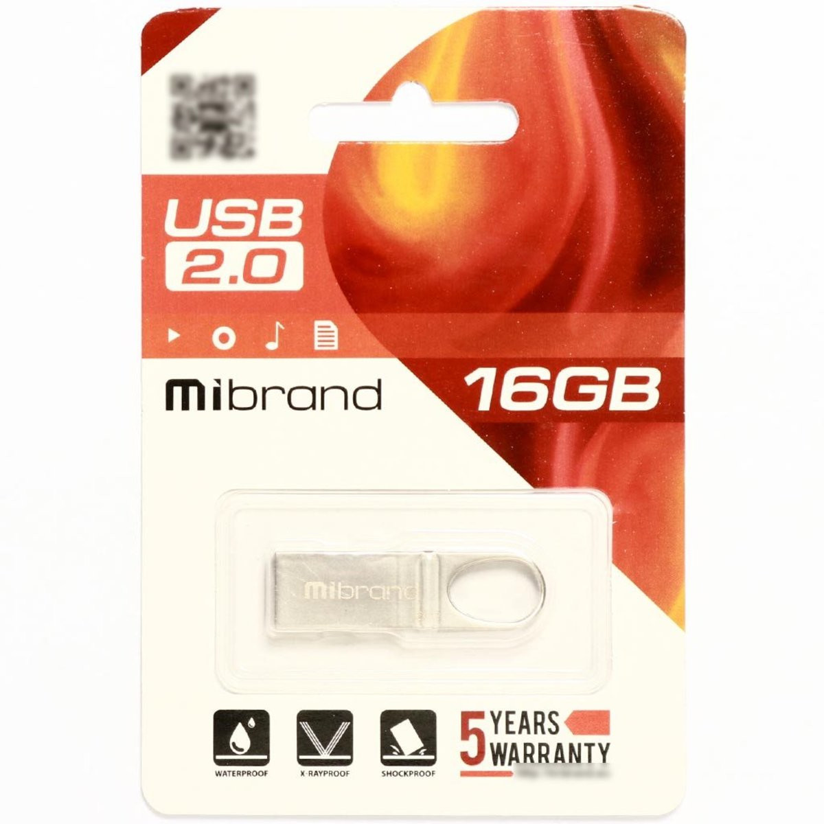 Флешка Mibrand USB 2.0 Irbis 16Gb Silver - 2