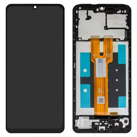 Дисплейний модуль для Samsung A066 Galaxy A06 5G, з рамкою, Сopy, Black - 1