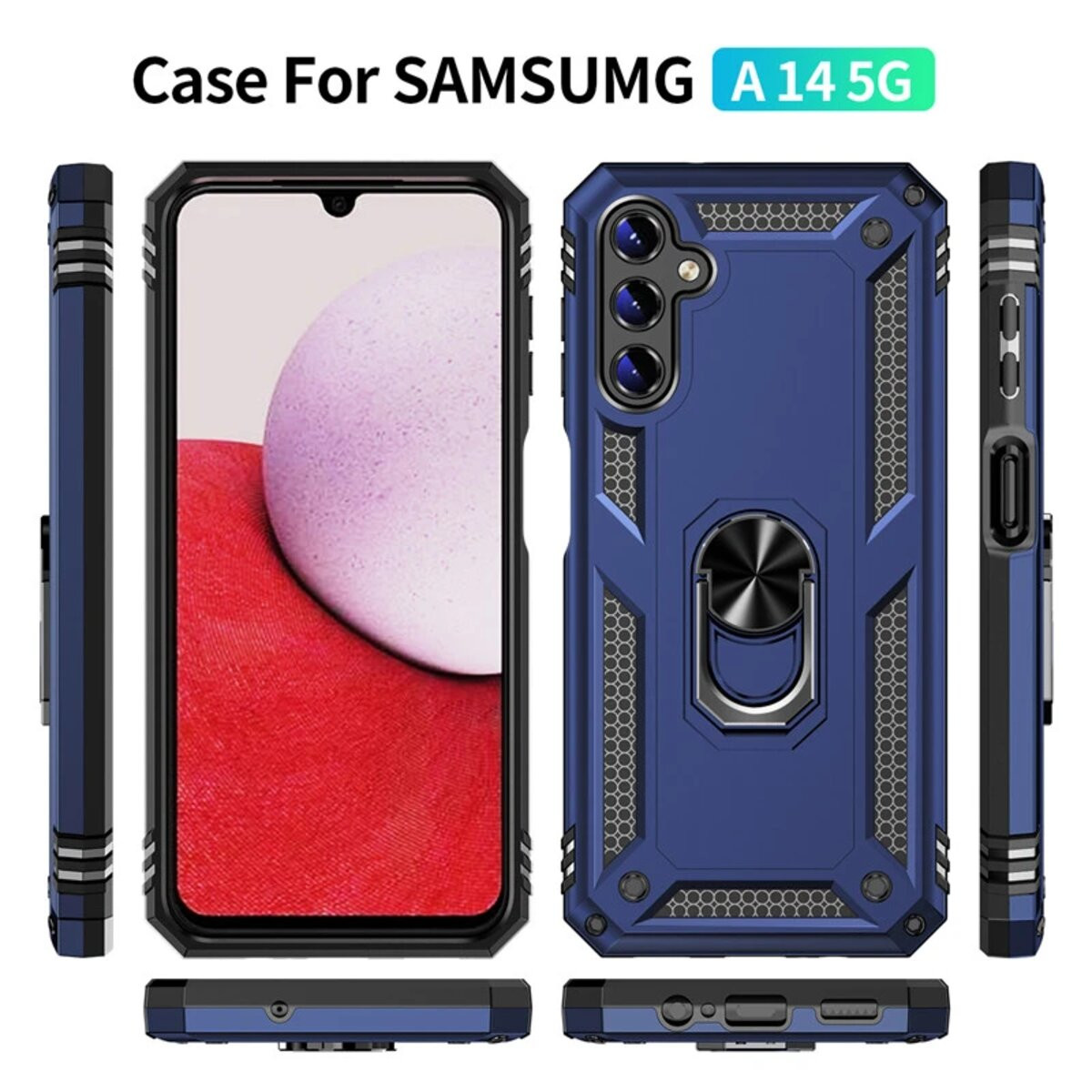 Чохол Cosmic Robot Ring for Samsung Galaxy A14 4G/5G Gold - 2