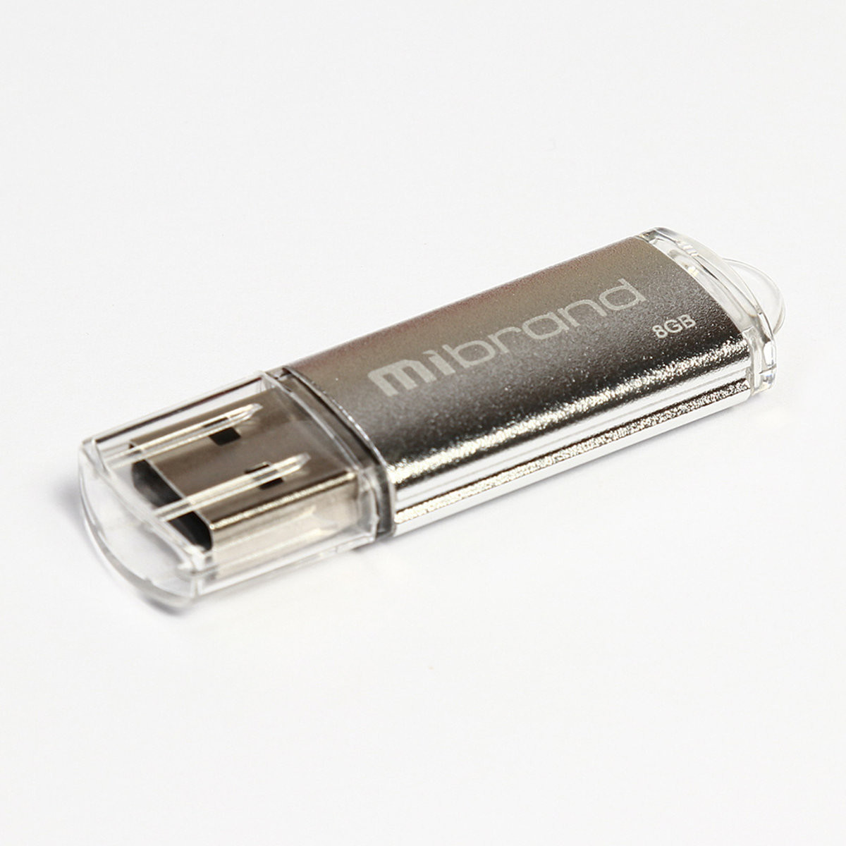 Флешка Mibrand USB 2.0 Cougar 8Gb Silver - 1