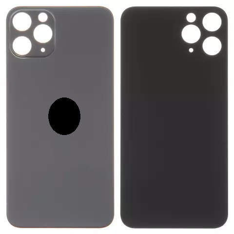 Задня кришка для iPhone 11 Pro, Small Hole, Matte Space Gray - 1