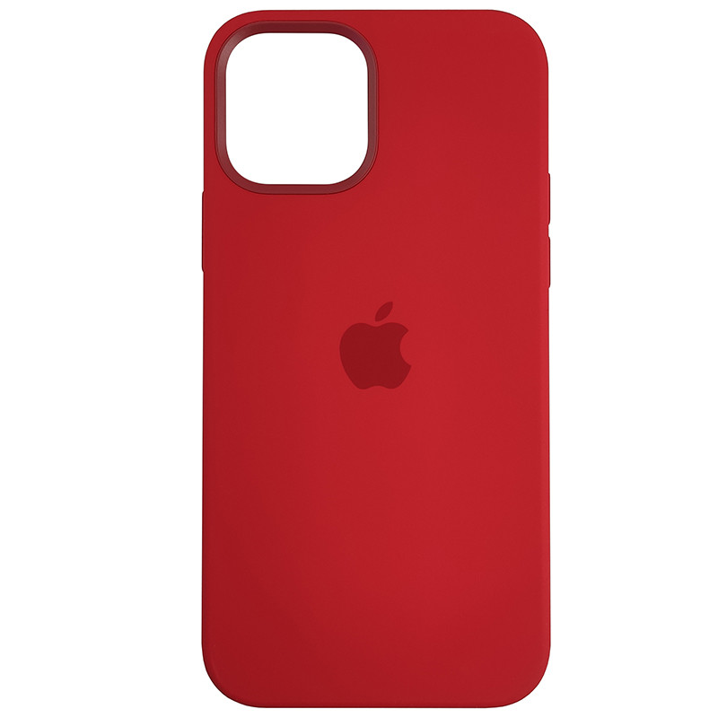 Чохол HQ Silicone Case iPhone 12/12 Pro Red (без MagSafe) - 1
