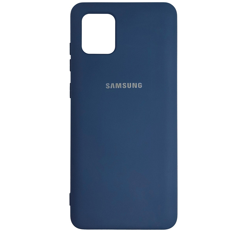 Чохол Silicone Case for Samsung Note 10 Lite Cobalt Blue (40) - 1