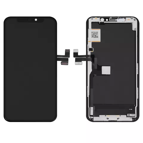 Дисплейний модуль для iPhone 11 Pro, High Copy, (OLED), GW OEM soft, Black - 1